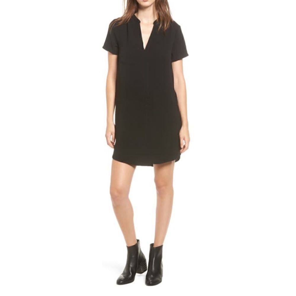 All in Favor Black short sleeve dress XS